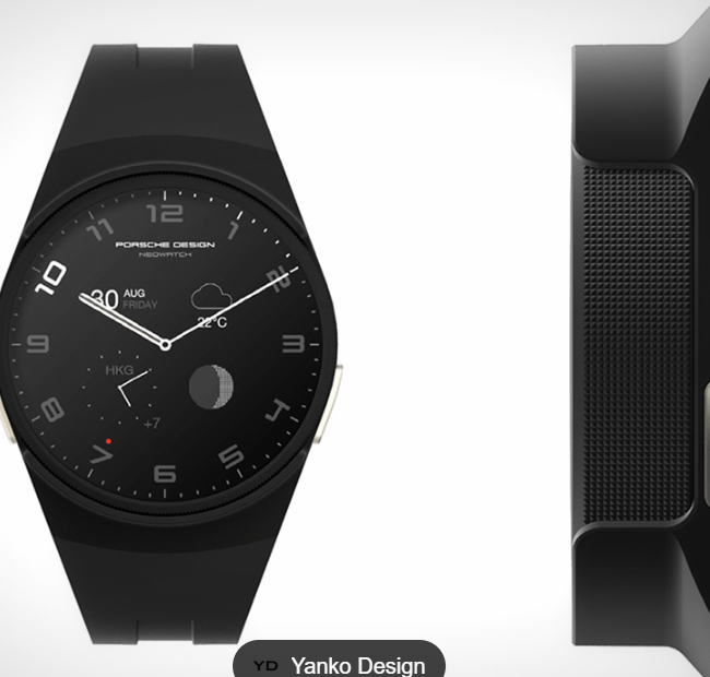 NeoWatch front view showcasing the sleek design